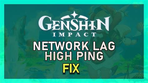 how to fix genshin ping